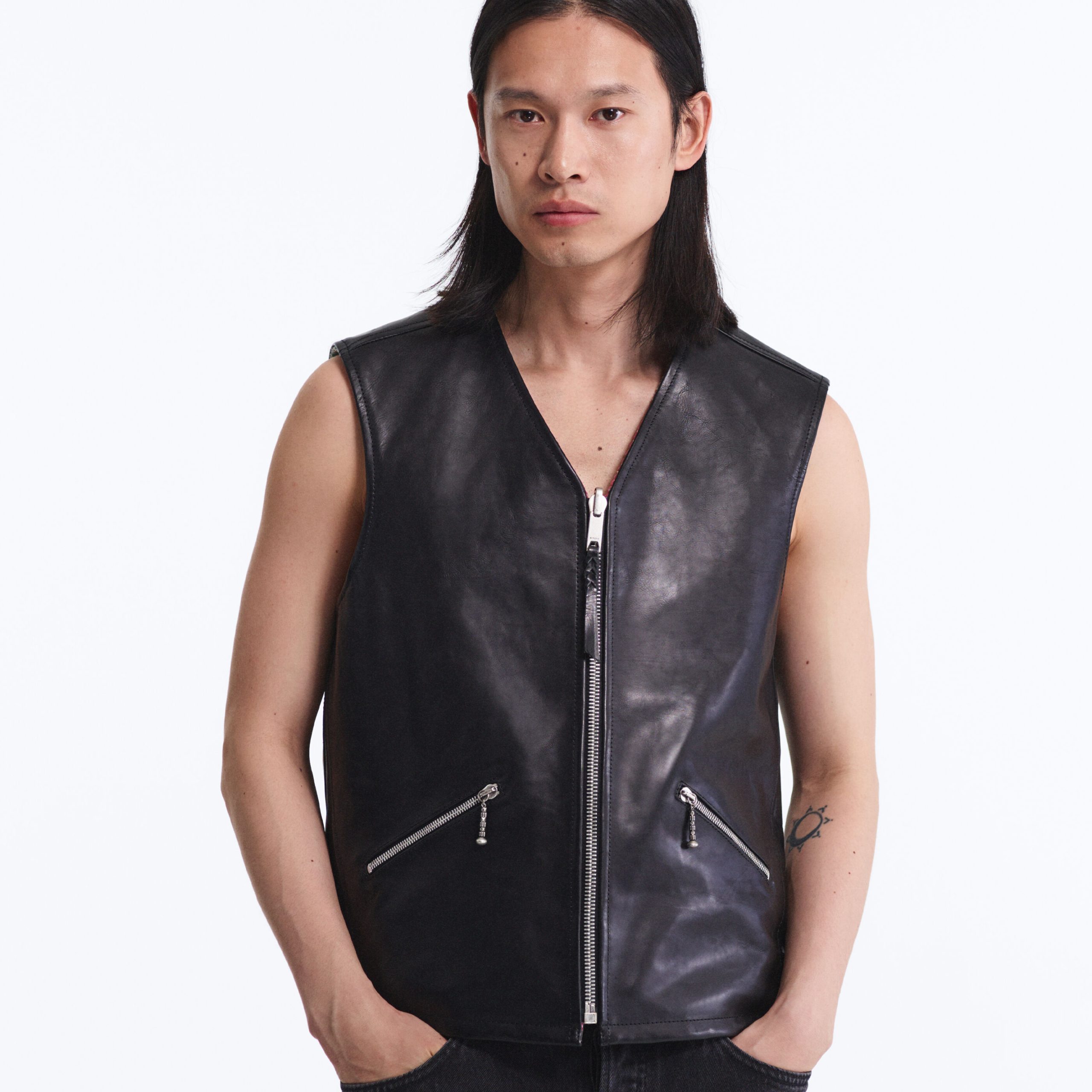 The Rizon Leather Vest - Image 5